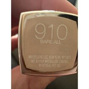 Maybelline 910 BARE ALL Color Sensational Lipstick Buffs Collection Satin Rare
